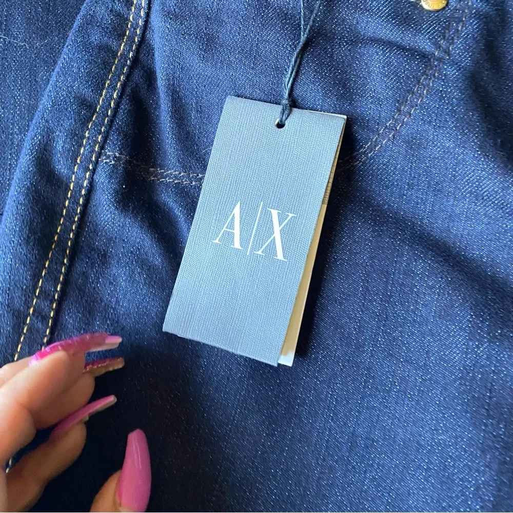 Armani Exchange jeans with chain waist back NWT